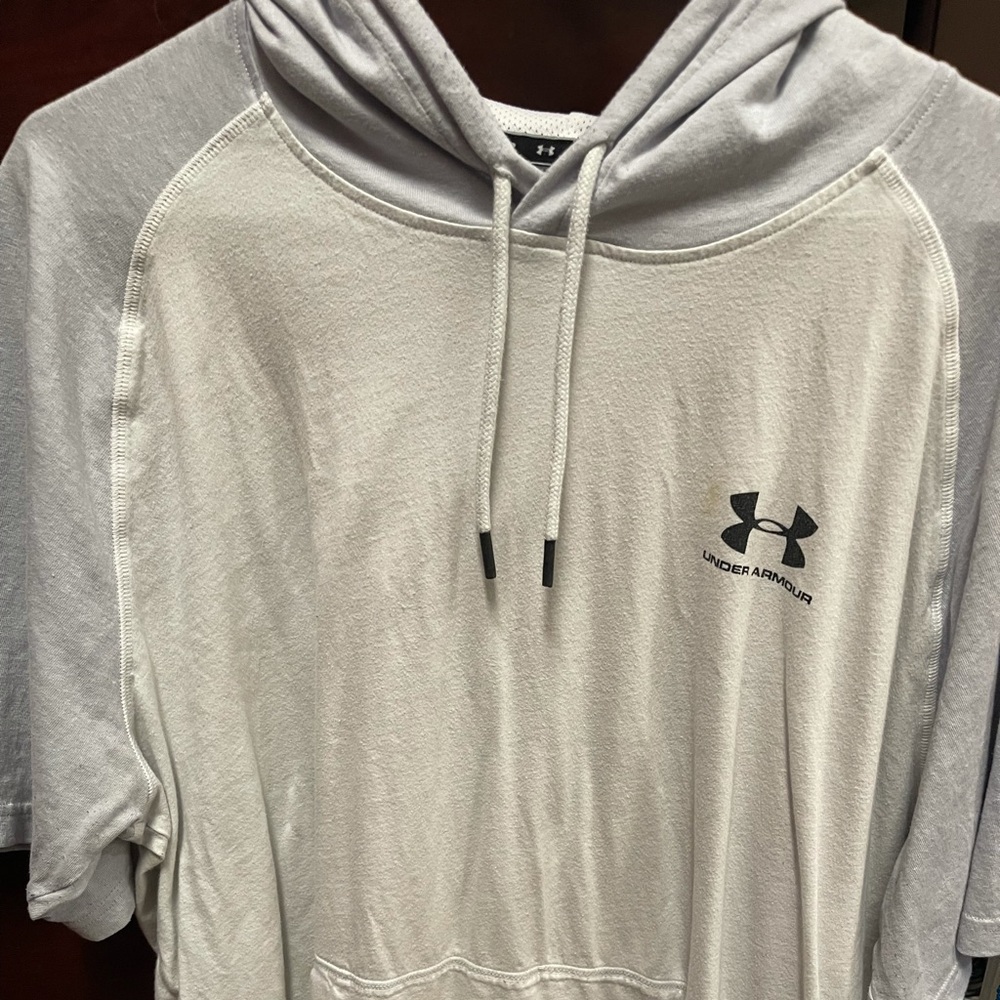Under armour short sleeve hoodie